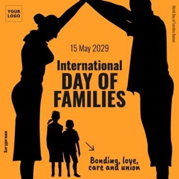 Edit a Day of Families flyer