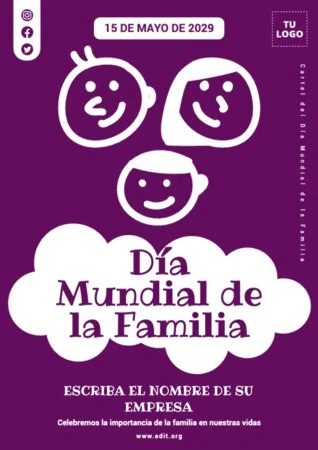 Edita flyers del Día de la Familia