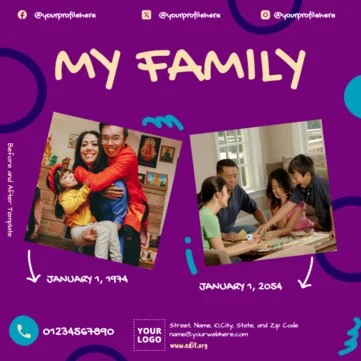 Edit a Day of Families flyer