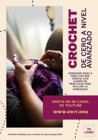 Edita un flyer de Crochet
