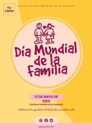 Edita flyers del Día de la Familia
