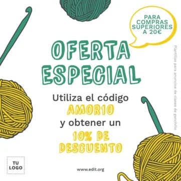 Edita un flyer de Crochet