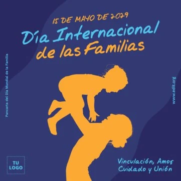 Edita flyers del Día de la Familia