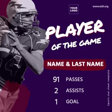 Edit a Player Stats sheet