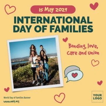 Edit a Day of Families flyer