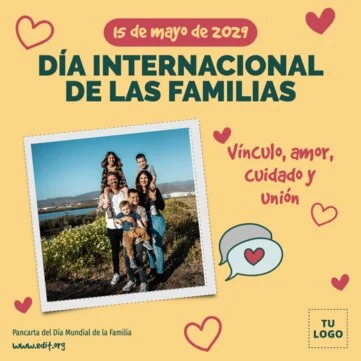 Edita flyers del Día de la Familia