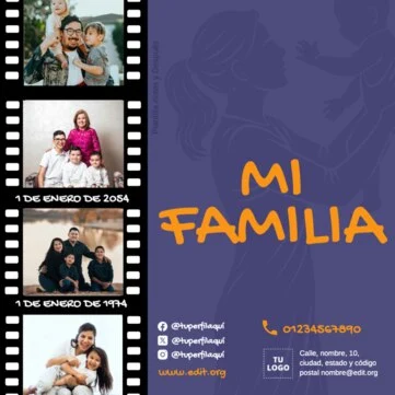 Edita flyers del Día de la Familia