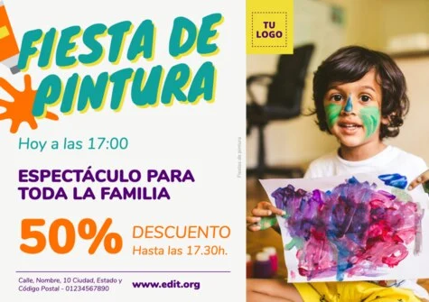 Edita un banner de Paint Party