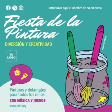 Edita un banner de Paint Party