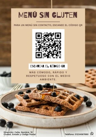 Edita una plantilla sin gluten