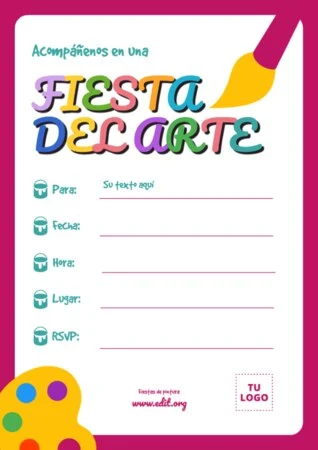 Edita un banner de Paint Party