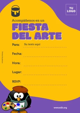Edita un banner de Paint Party