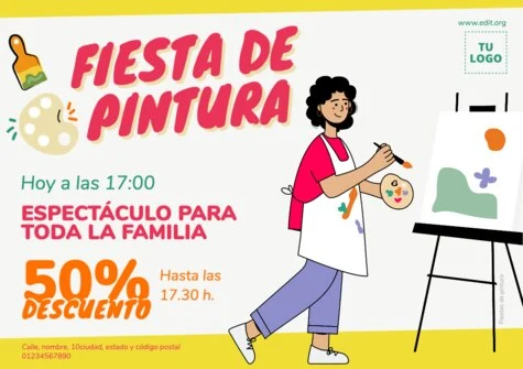 Edita un banner de Paint Party