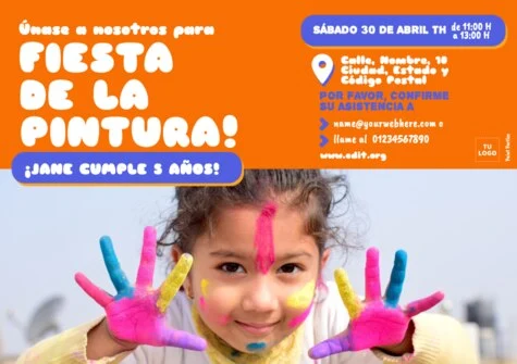 Edita un banner de Paint Party
