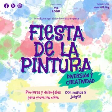 Edita un banner de Paint Party