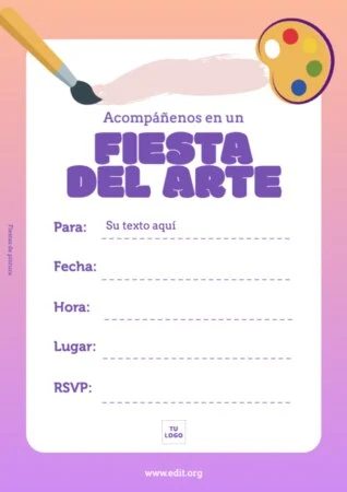 Edita un banner de Paint Party