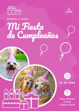Edita un cartel para tu evento