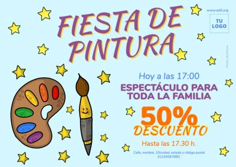Edita un banner de Paint Party