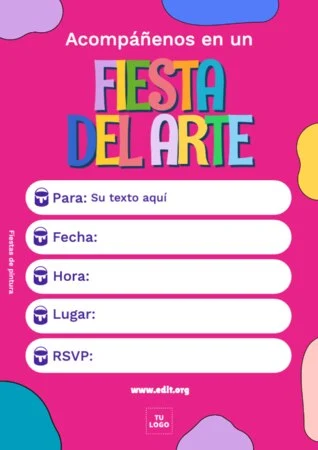 Edita un banner de Paint Party