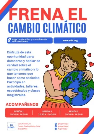 Edita un folleto para una charla