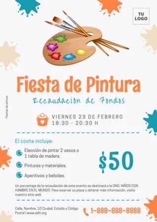 Edita un banner de Paint Party
