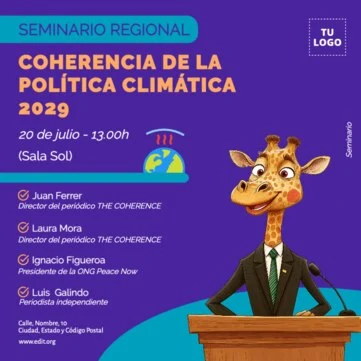 Edita un diseño de cambio climático