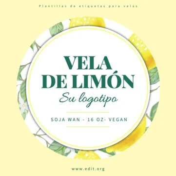 Edita una Etiqueta de Vela