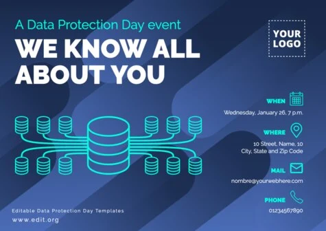 Edit a Data Privacy flyer