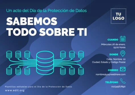 Edita un póster sobre Datos