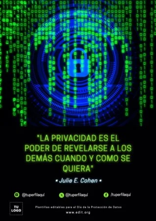 Edita un póster sobre Datos