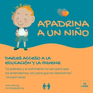 Edita flyers del Día de la Educación