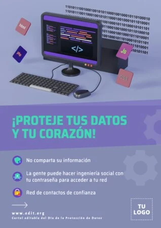 Edita un póster sobre Datos