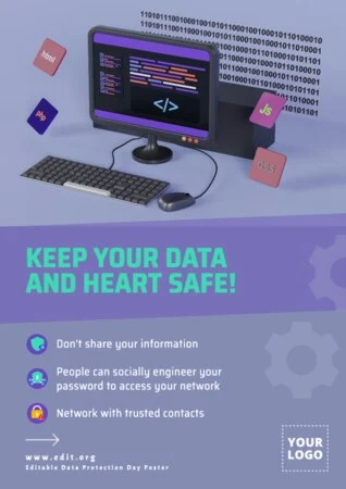 Edit a Data Privacy flyer