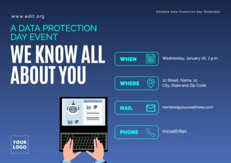Edit a Data Privacy flyer