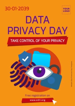 Edit a Data Privacy flyer