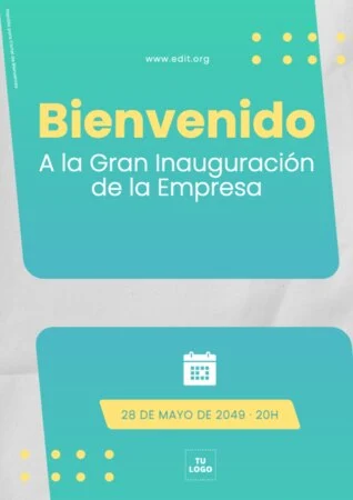 Crear diseños para tu inauguración