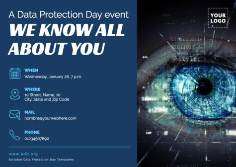 Edit a Data Privacy flyer