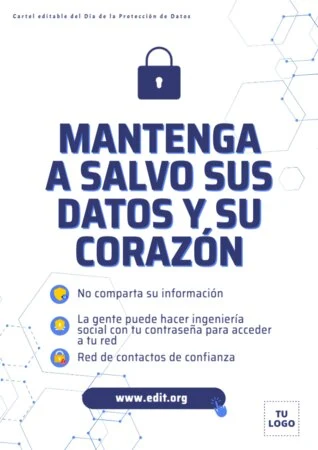 Edita un póster sobre Datos