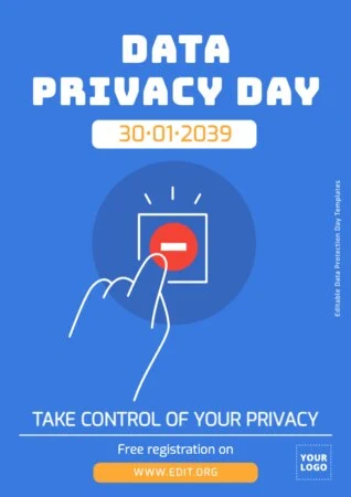 Edit a Data Privacy flyer
