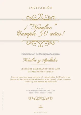 Edita una invitación