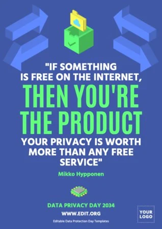 Edit a Data Privacy flyer
