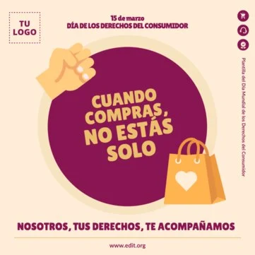 Edita un banner del Día del Consumidor