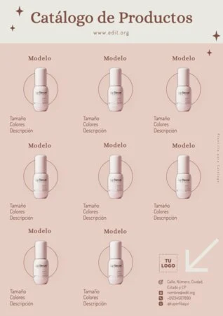 Crea un diseño para centros de manicura