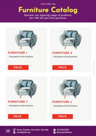 Edit a furniture banner