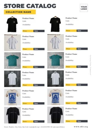 Bearbeite eine Fashion Show Vorlage