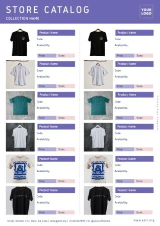 Bearbeite eine Fashion Show Vorlage