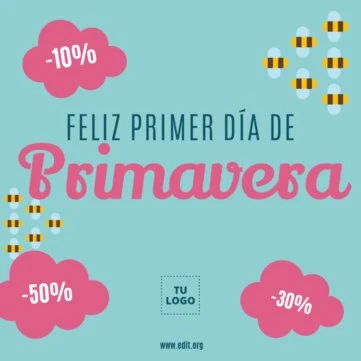 Edita un diseño primaveral