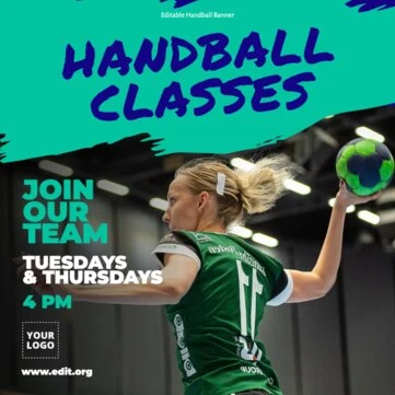 Edit a Handball template