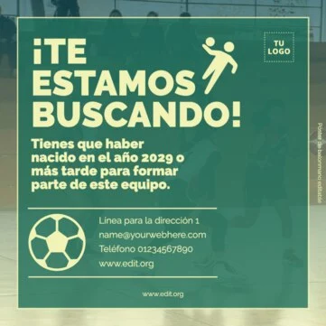 Edita un póster de Balonmano