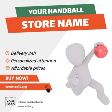 Edit a Handball template